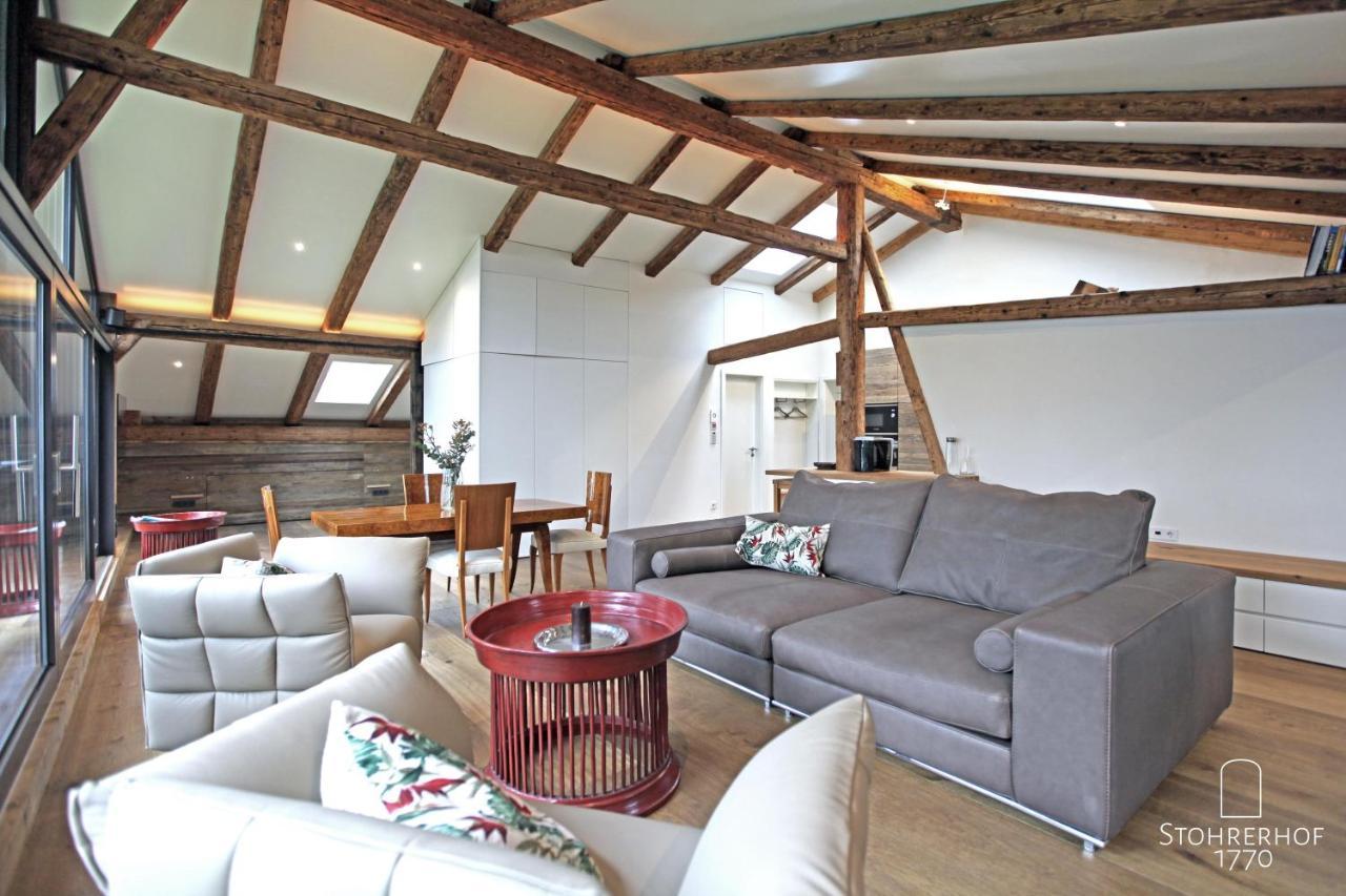 5 Sterne Penthouse-Loft Gut Stohrerhof Bis 4 Personen Dießen am Ammersee מראה חיצוני תמונה