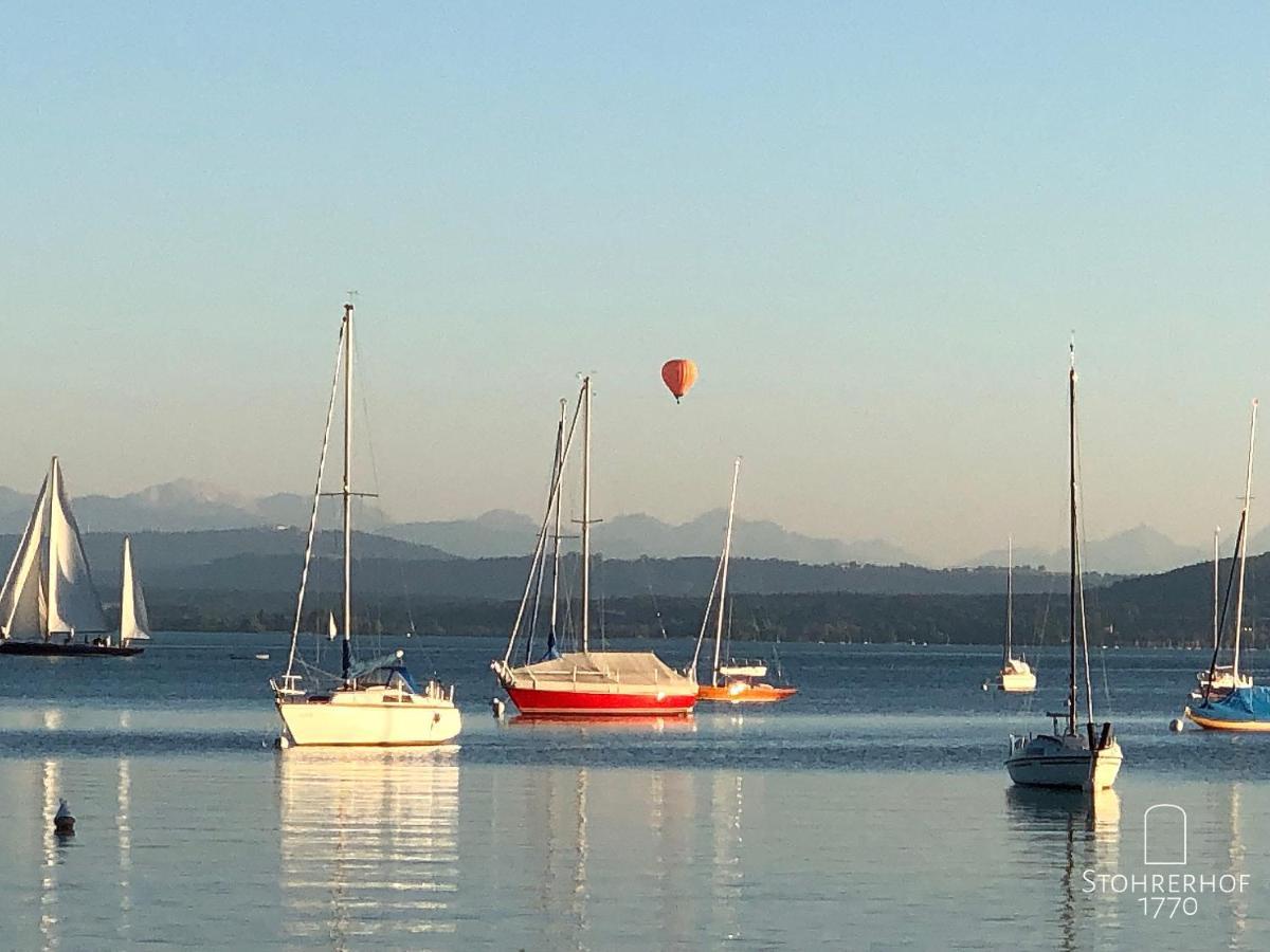 5 Sterne Penthouse-Loft Gut Stohrerhof Bis 4 Personen Dießen am Ammersee מראה חיצוני תמונה