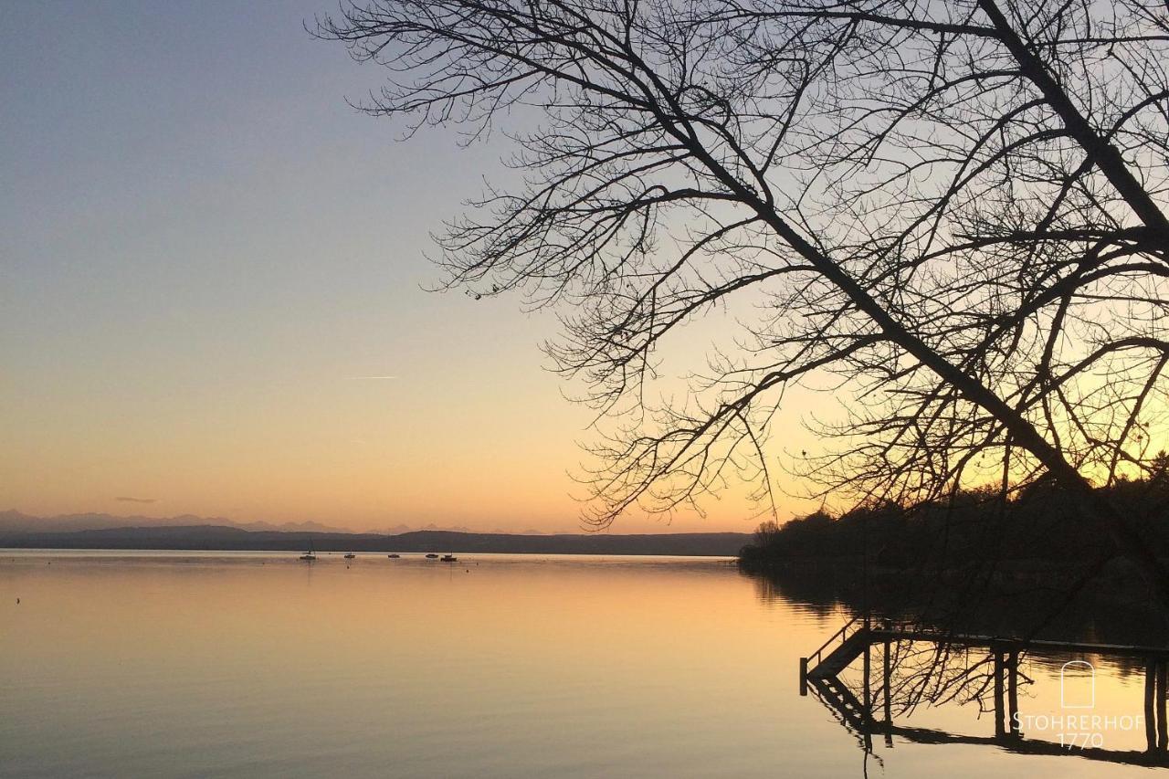 5 Sterne Penthouse-Loft Gut Stohrerhof Bis 4 Personen Dießen am Ammersee מראה חיצוני תמונה