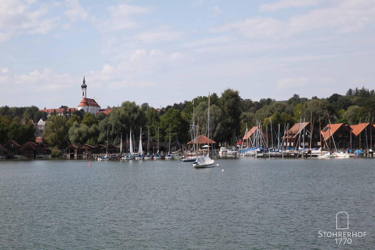 5 Sterne Penthouse-Loft Gut Stohrerhof Bis 4 Personen Dießen am Ammersee מראה חיצוני תמונה