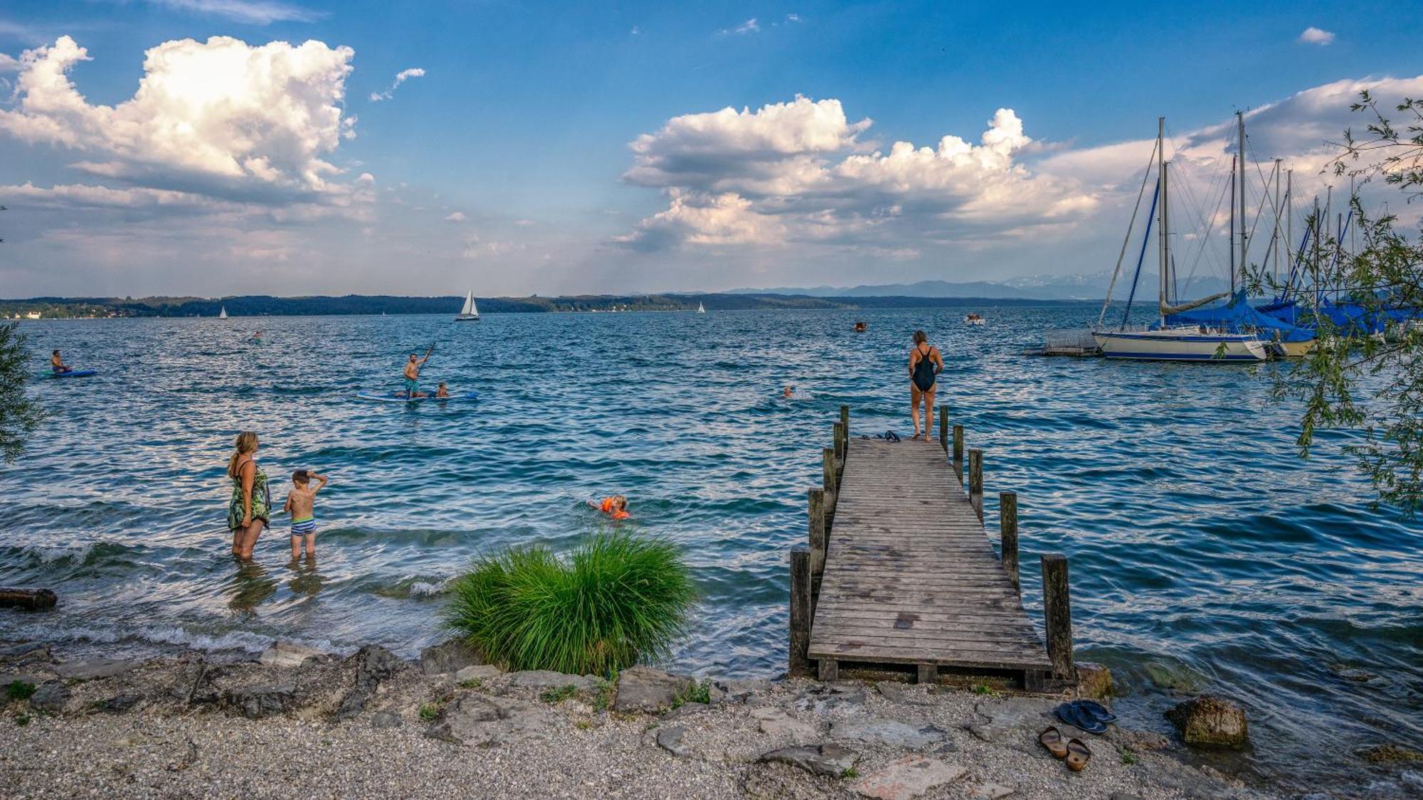 5 Sterne Penthouse-Loft Gut Stohrerhof Bis 4 Personen Dießen am Ammersee מראה חיצוני תמונה